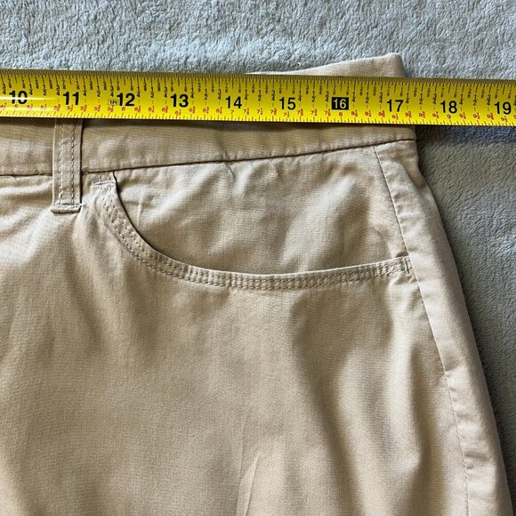 Croft & Barrow Tan A-Line Skort Skirt - Picture 8 of 10